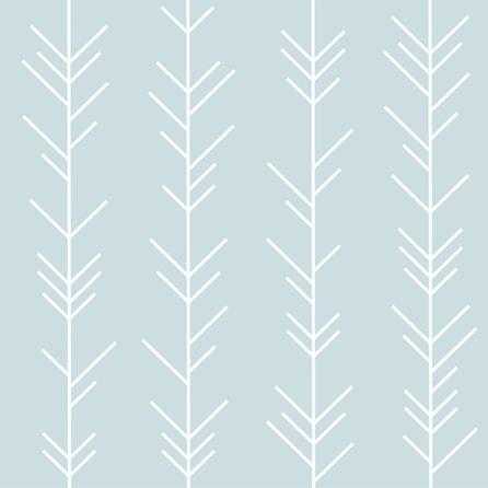 Papel de Parede Adesivo Abstrato Galhos Azul 448554 - Papel na Parede