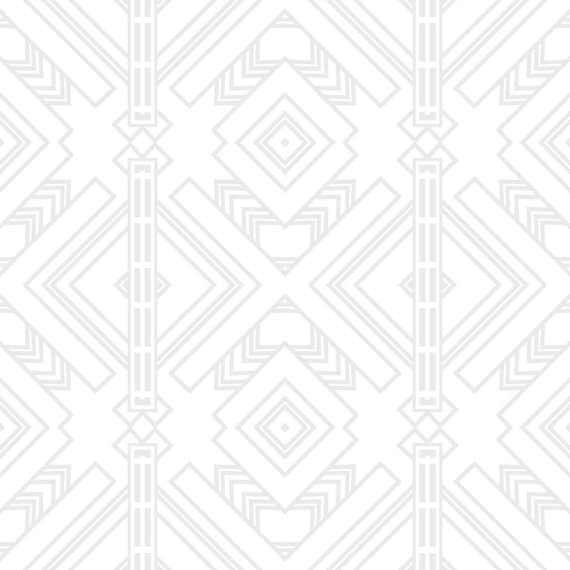 Papel de Parede Adesivo Abstrato Geométrico Étnico Cinza e Branco N07040 - Papel na Parede