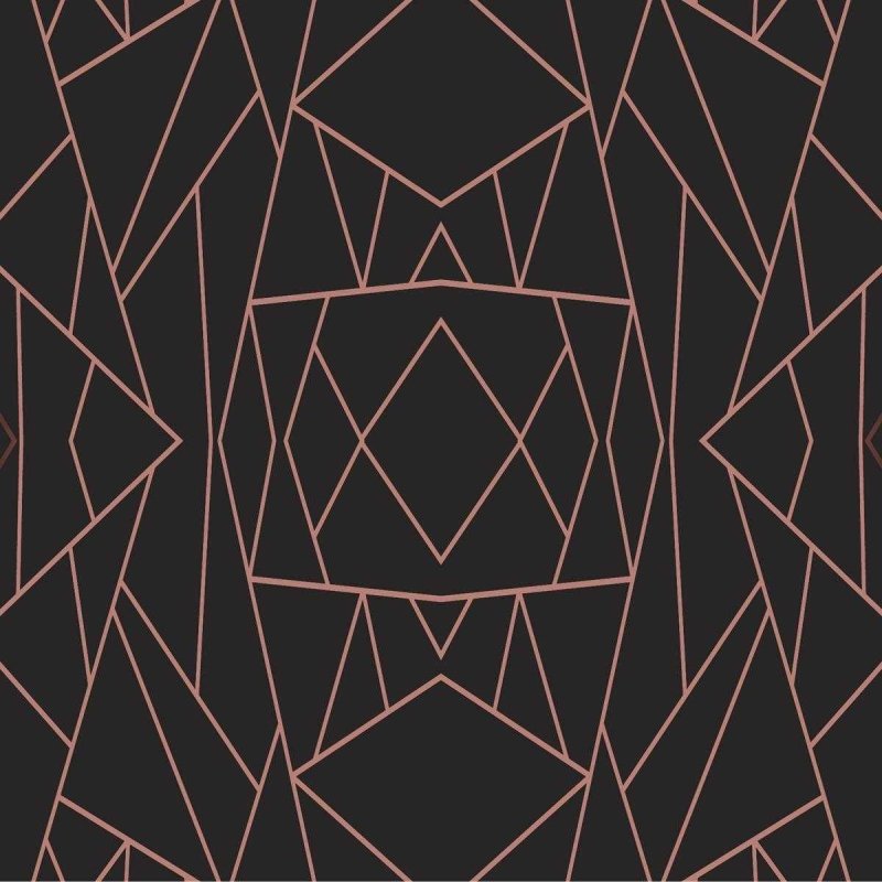 Papel de Parede Adesivo Abstrato Geométrico Rosa N05226 - Papel na Parede