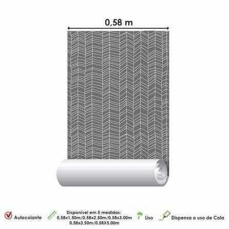 Papel de Parede Adesivo Abstrato Linhas 127880609 - Papel na Parede