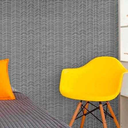 Papel de Parede Adesivo Abstrato Linhas 127880609 - Papel na Parede