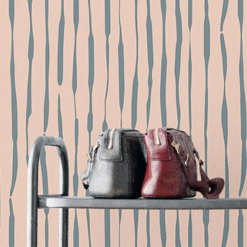 Papel de Parede Adesivo Abstrato Listras N019003 - Papel na Parede