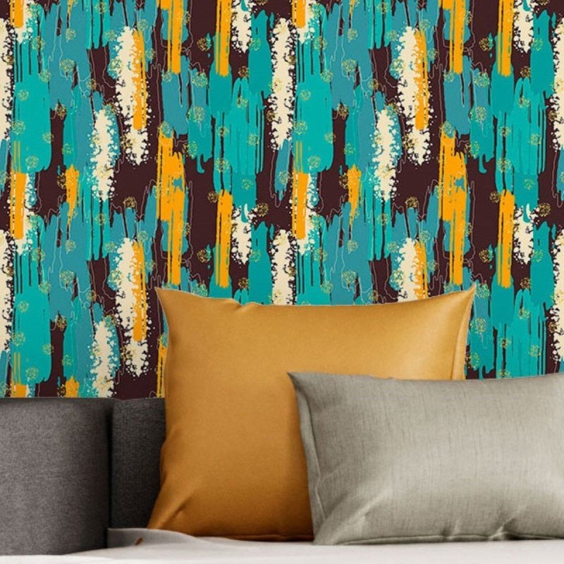 Papel de Parede Adesivo Abstrato N016012 - Papel na Parede