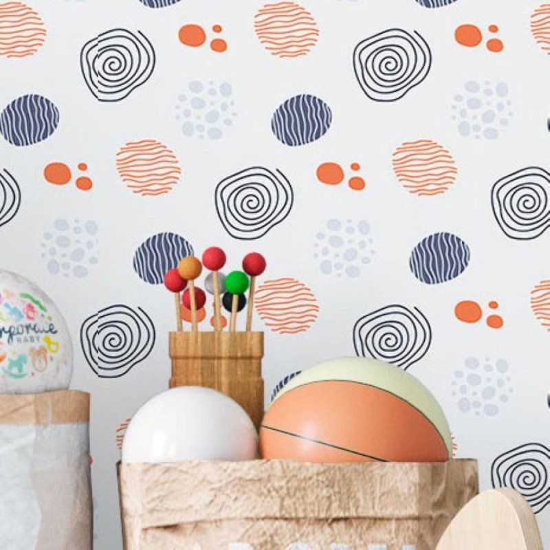 Papel de Parede Adesivo Abstrato N016042 - Papel na Parede