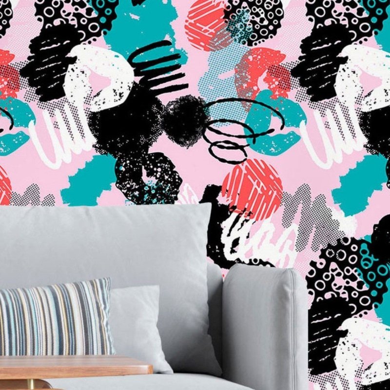 Papel de Parede Adesivo Abstrato N016043 - Papel na Parede