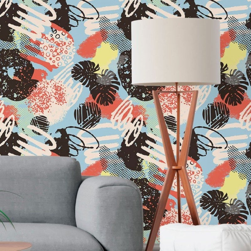 Papel de Parede Adesivo Abstrato N016044 - Papel na Parede