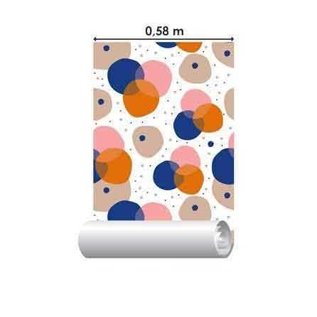 Papel de Parede Adesivo Abstrato N1010 - Papel na Parede