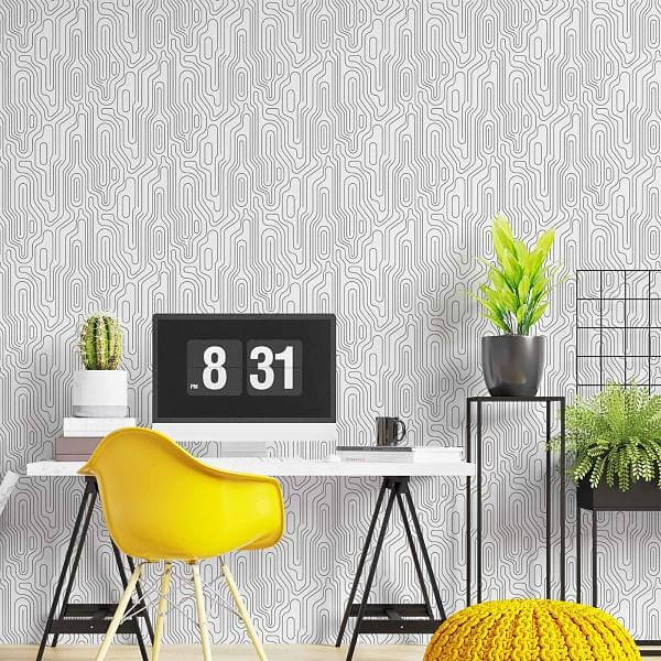 Papel de Parede Adesivo Abstrato N1801772 - Papel na Parede