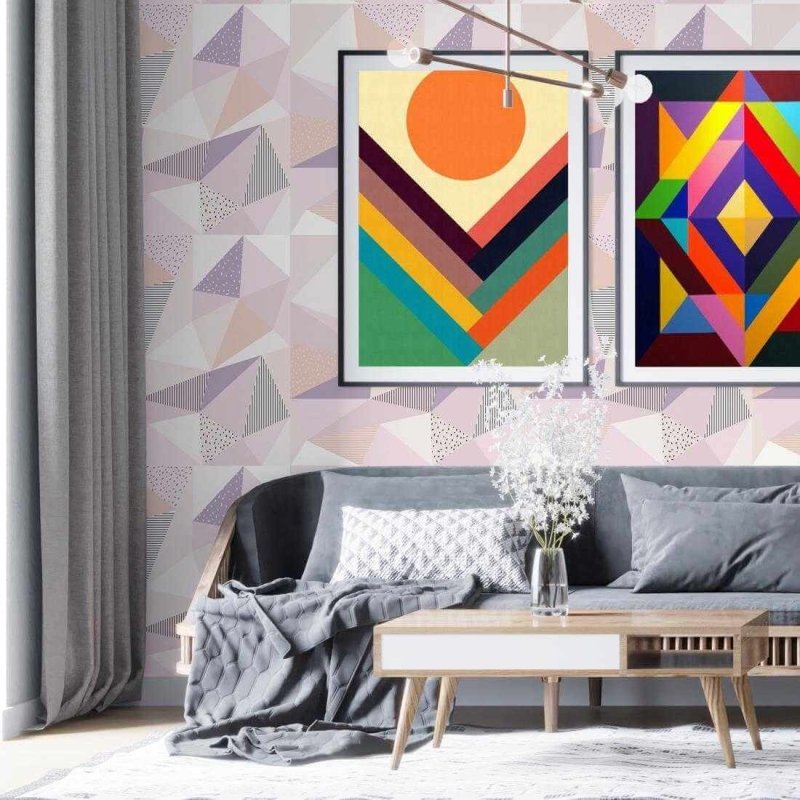 Papel de Parede Adesivo Abstrato N295 - Papel na Parede