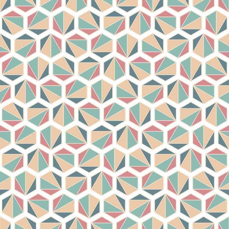Papel de Parede Adesivo Abstrato N6 - Papel na Parede