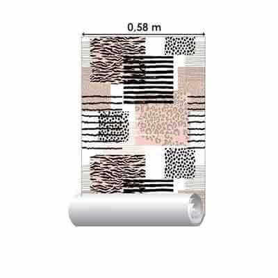 Papel de Parede Adesivo Abstrato N697 - Papel na Parede