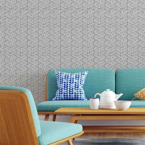 Papel de Parede Adesivo Abstrato N91727 - Papel na Parede