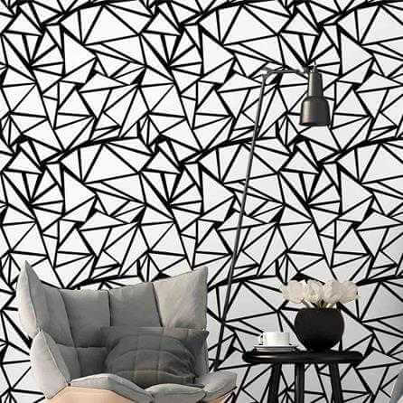 Papel de Parede Adesivo Abstrato PB 2882960 - Papel na Parede