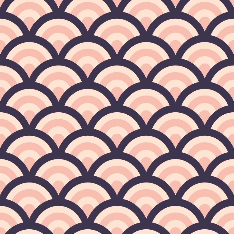 Papel de Parede Adesivo Abstrato Sereia N03024 - Papel na Parede