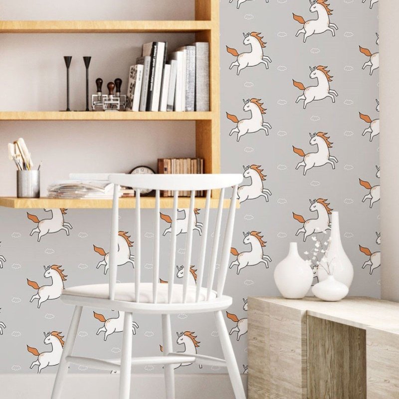 Papel de Parede Adesivo Abstrato Tropical N016035 - Papel na Parede