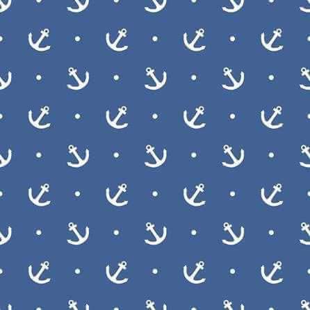 Papel de Parede Adesivo Ancora Azul 272189048 - Papel na Parede