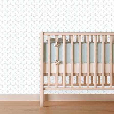 Papel de Parede Adesivo Ancora Azul 283982657 - Papel na Parede