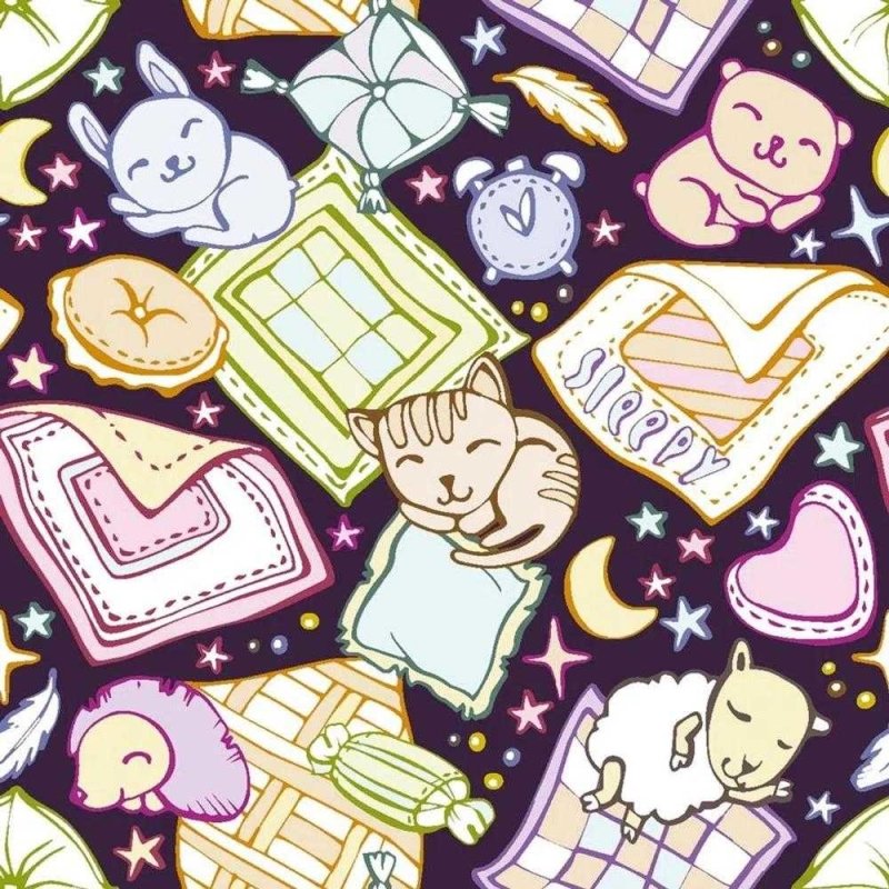 Papel de Parede Adesivo Animais Dormindo 270562178 - Papel na Parede