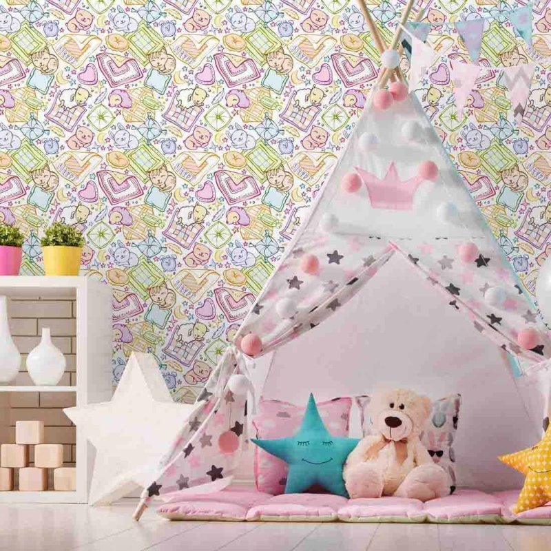 Papel de Parede Adesivo Animais Dormindo 270562187 - Papel na Parede