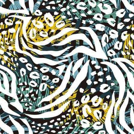 Papel de Parede Adesivo Animal Print Colorido 520365802 - Papel na Parede