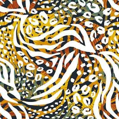 Papel de Parede Adesivo Animal Print Colorido 568698817 - Papel na Parede