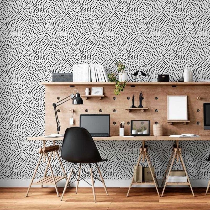 Papel de Parede Adesivo Animal Print Monocromático N06250 - Papel na Parede