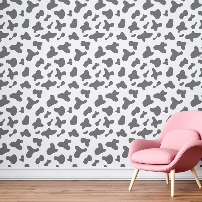 Papel de Parede Adesivo Animal Print Vaca N08056 - Papel na Parede