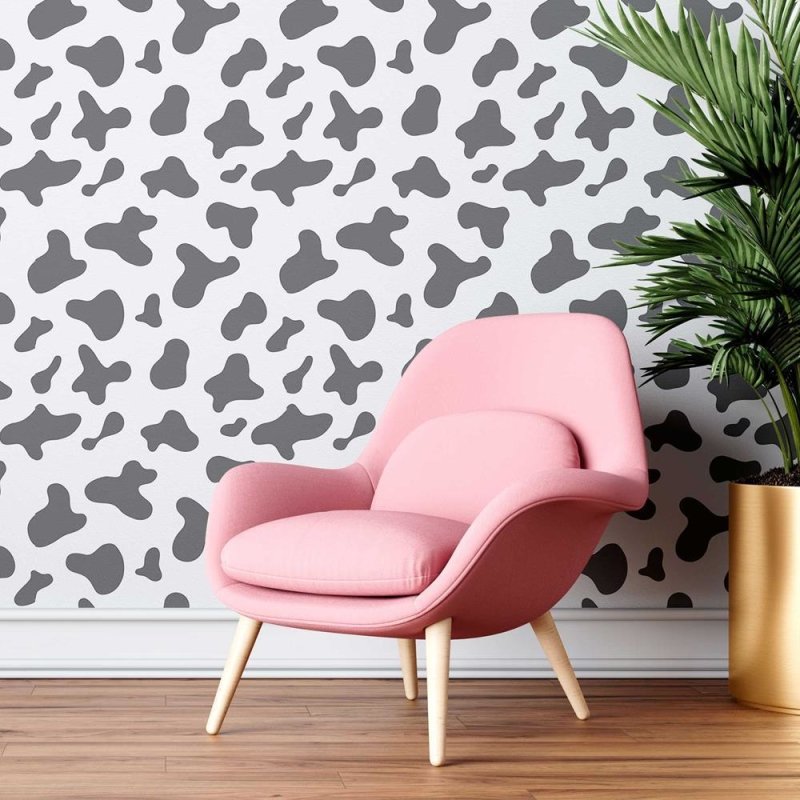 Papel de Parede Adesivo Animal Print Vaca N08056 - Papel na Parede