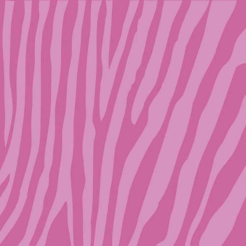 Papel de Parede Adesivo Animal Print Zebra Rosa 714540225 - Papel na Parede