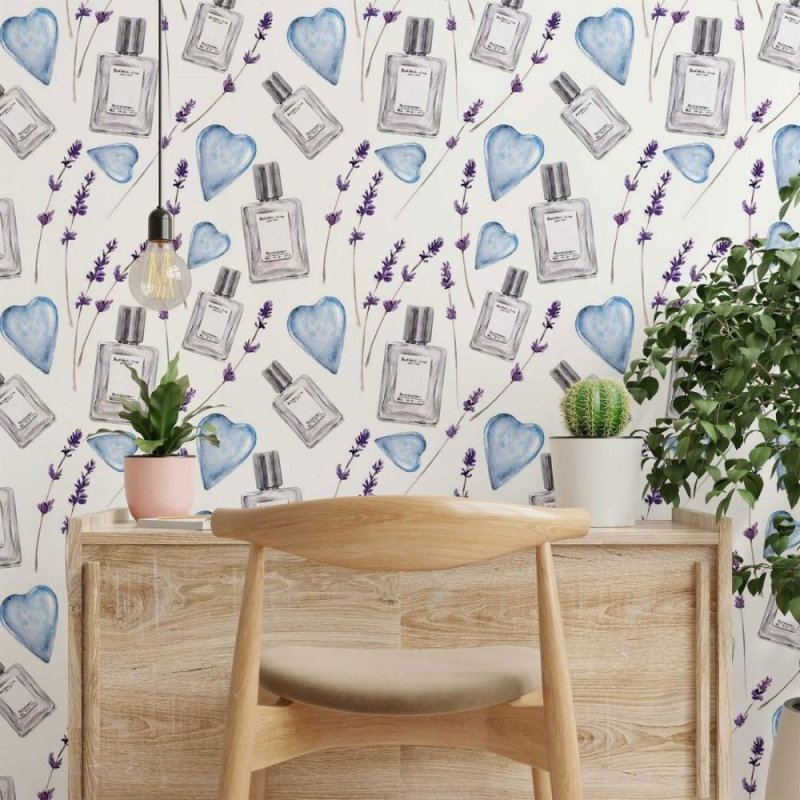 Papel de Parede Adesivo Aquarela Beleza N014207 - Papel na Parede