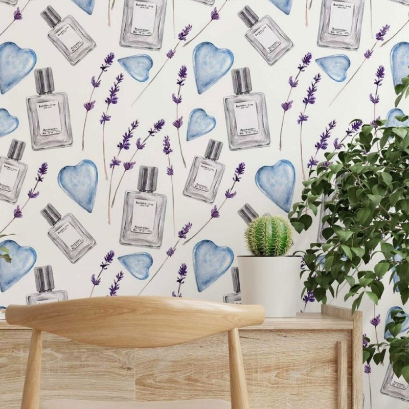 Papel de Parede Adesivo Aquarela Beleza N014207 - Papel na Parede