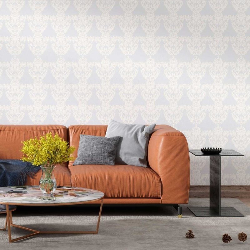 Papel de Parede Adesivo Arabesco bege N08179 - Papel na Parede