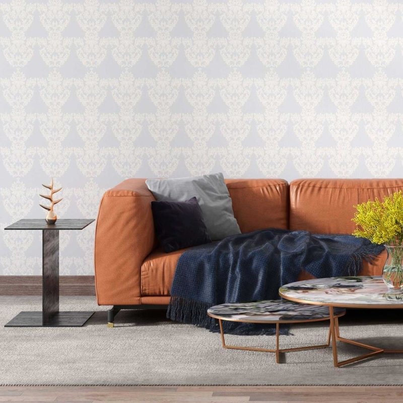 Papel de Parede Adesivo Arabesco bege N08179 - Papel na Parede