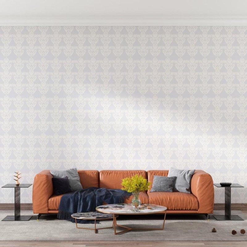 Papel de Parede Adesivo Arabesco bege N08179 - Papel na Parede
