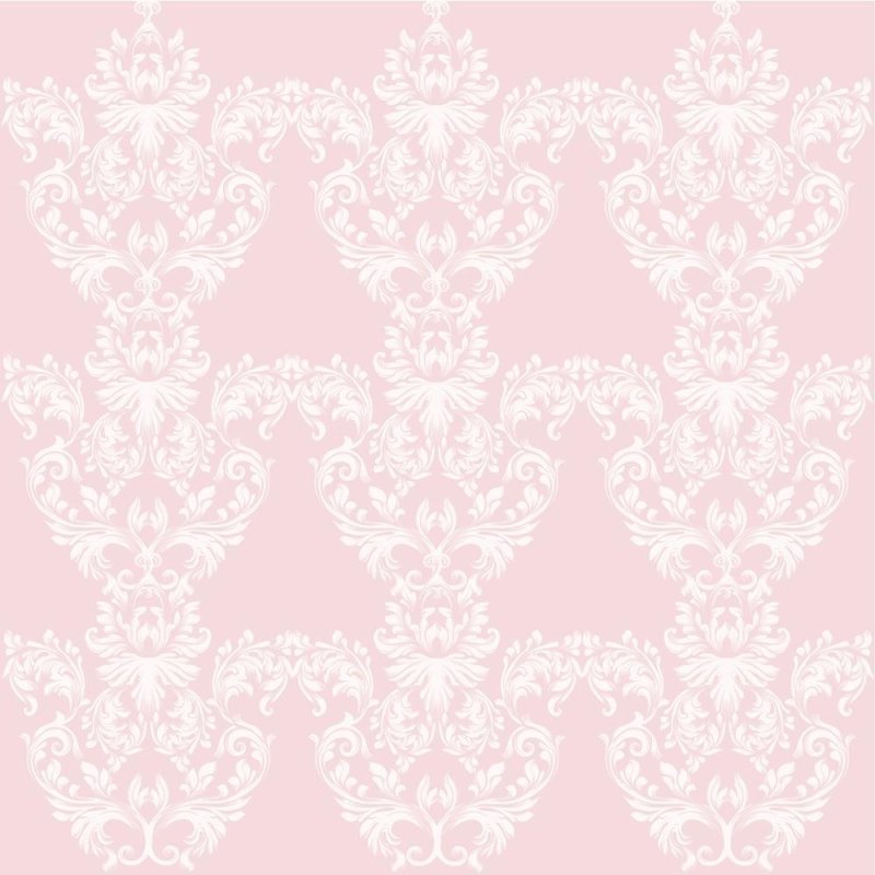 Papel de Parede Adesivo Arabesco cor de rosa N08185 - Papel na Parede