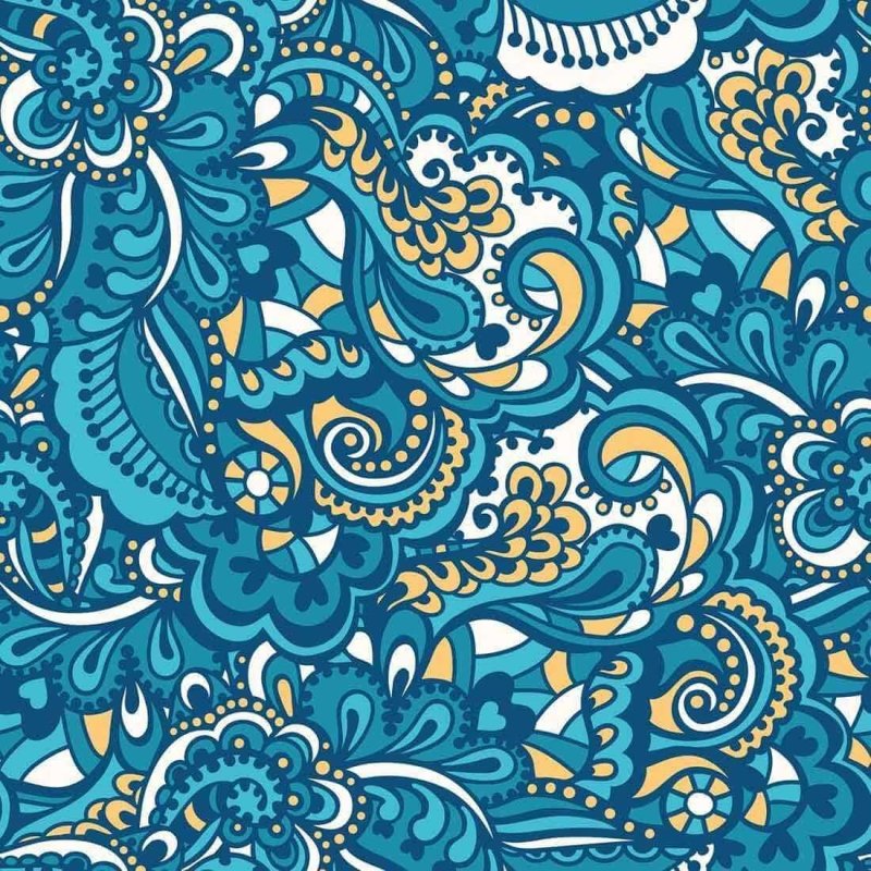 Papel de Parede Adesivo Arabesco Indiano N02013 - Papel na Parede