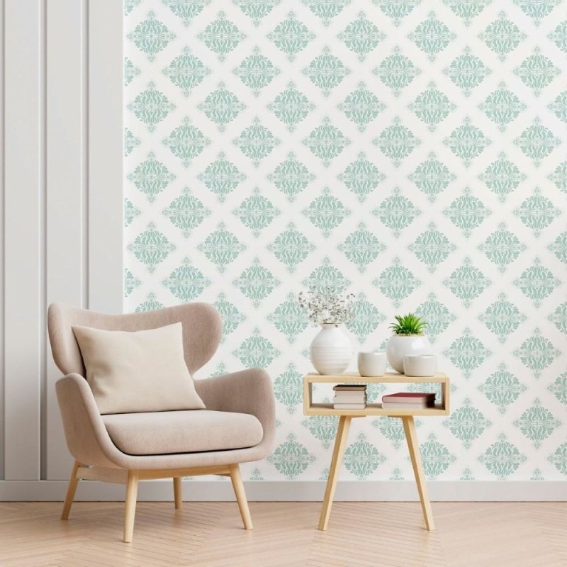 Papel de Parede Adesivo Arabescos Abstratos N012137 - Papel na Parede