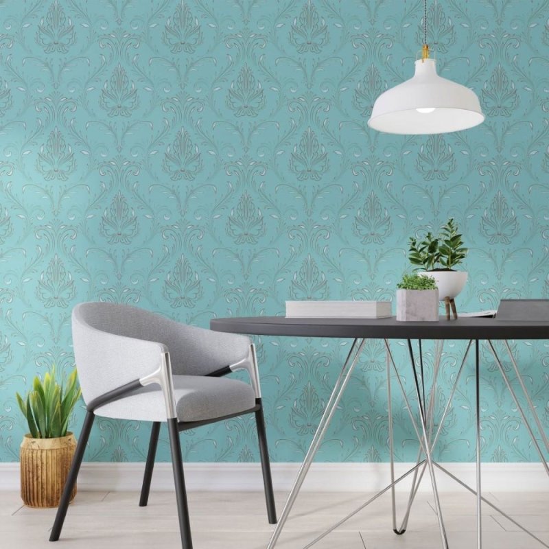 Papel de Parede Adesivo Arabescos Clássico N013271 - Papel na Parede