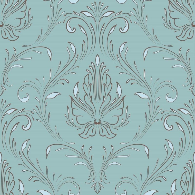 Papel de Parede Adesivo Arabescos Clássico N013271 - Papel na Parede