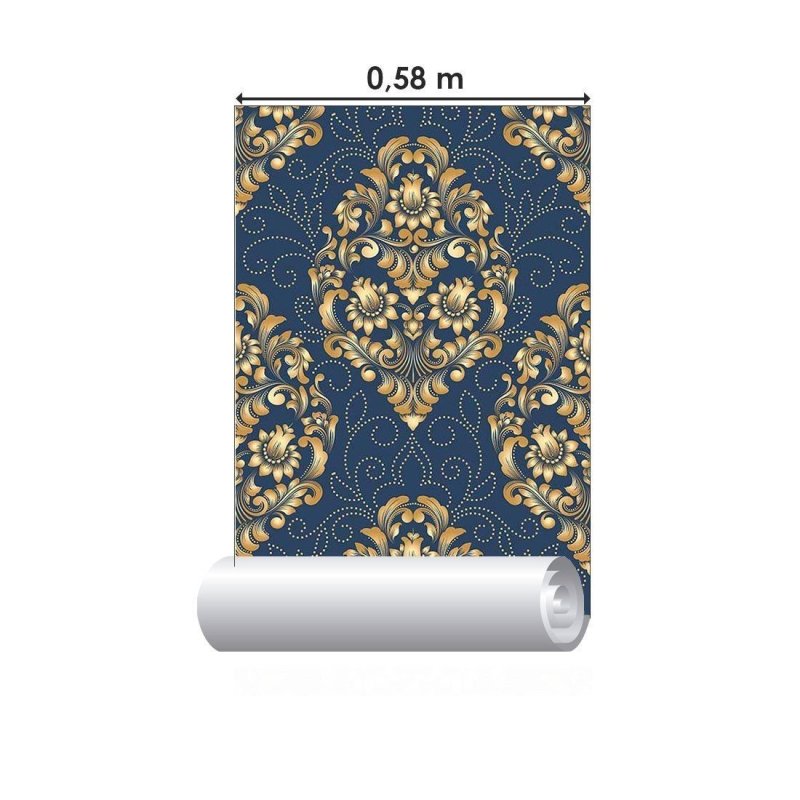 Papel de Parede Adesivo Arabescos Classico N014195 - Papel na Parede