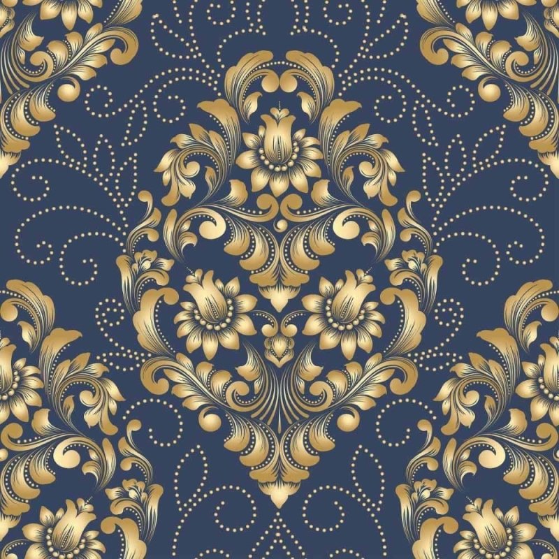 Papel de Parede Adesivo Arabescos Classico N014195 - Papel na Parede