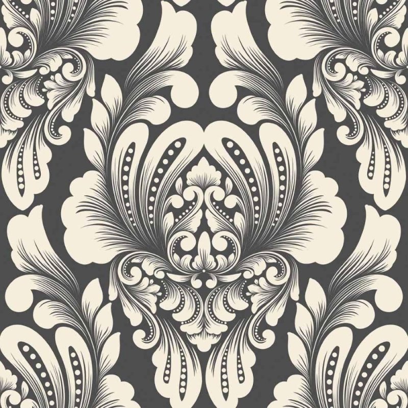 Papel de Parede Adesivo Arabescos Classico N015194 - Papel na Parede