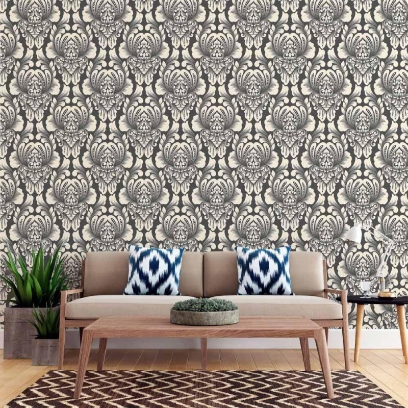 Papel de Parede Adesivo Arabescos Classico N015194 - Papel na Parede