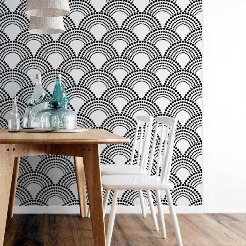 Papel de Parede Adesivo Arcos Pontilhismo N06210 - Papel na Parede