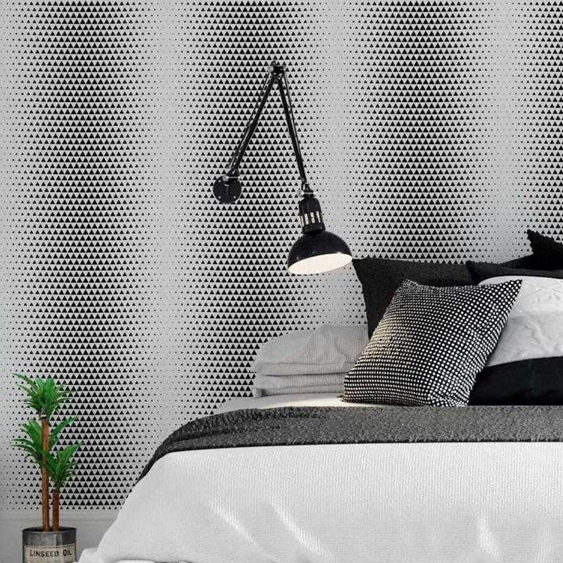 Papel de Parede Adesivo Artístico Triângulos N05190 - Papel na Parede