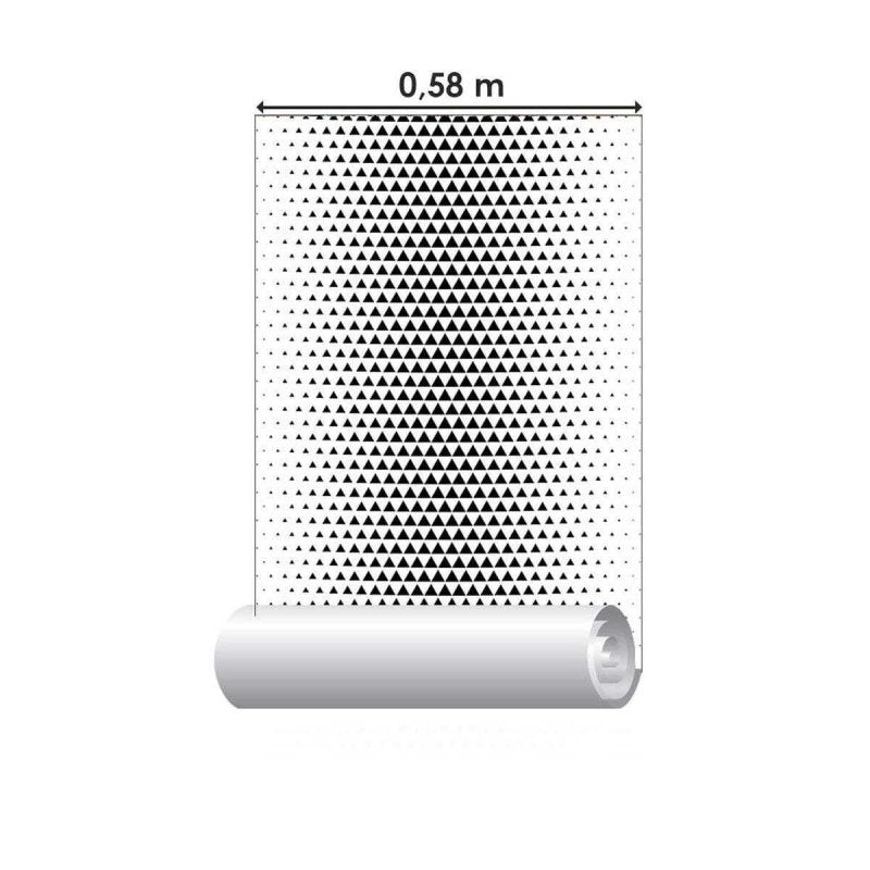 Papel de Parede Adesivo Artístico Triângulos N05190 - Papel na Parede
