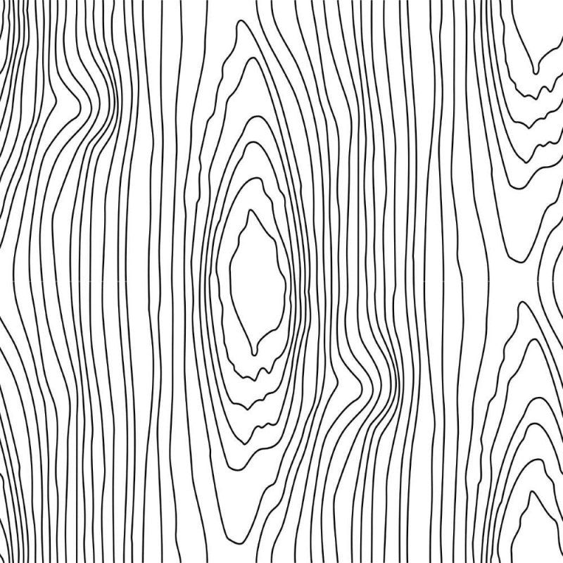 Papel de Parede Adesivo Árvore Linhas N012076 - Papel na Parede