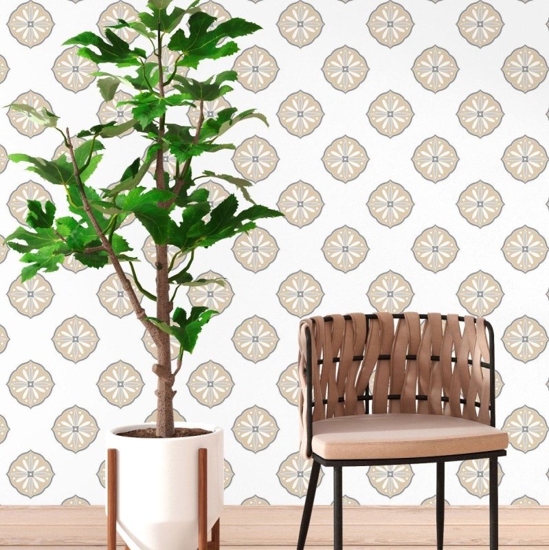 Papel de Parede Adesivo Azulejo Portugues N016087 - Papel na Parede