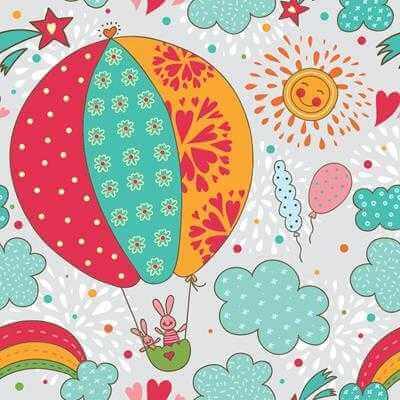 Papel de Parede Adesivo Balão Colorido 113314885 - Papel na Parede