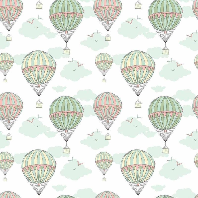 Papel de Parede Adesivo Balão Nuvem 372331366 - Papel na Parede
